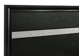 Miranda 51-inch Wood Twin Storage Panel Bed Black - Tampa Furniture Outlet