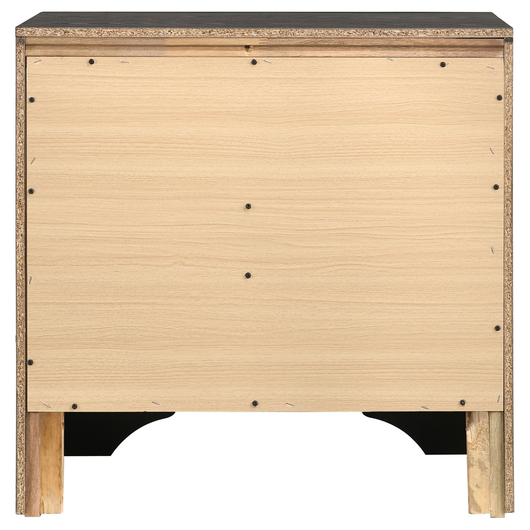 Miranda 3-drawer Nightstand Bedside Table Black - Tampa Furniture Outlet