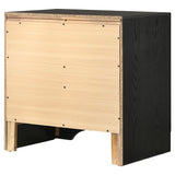Miranda 3-drawer Nightstand Bedside Table Black - Tampa Furniture Outlet