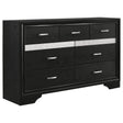 Tampa Furniture Outlet - Coaster - Miranda 9-drawer Dresser Black - 206363