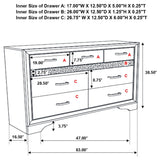 Miranda 9-drawer Dresser Black - Tampa Furniture Outlet