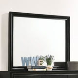 Miranda Dresser Mirror Black - Tampa Furniture Outlet