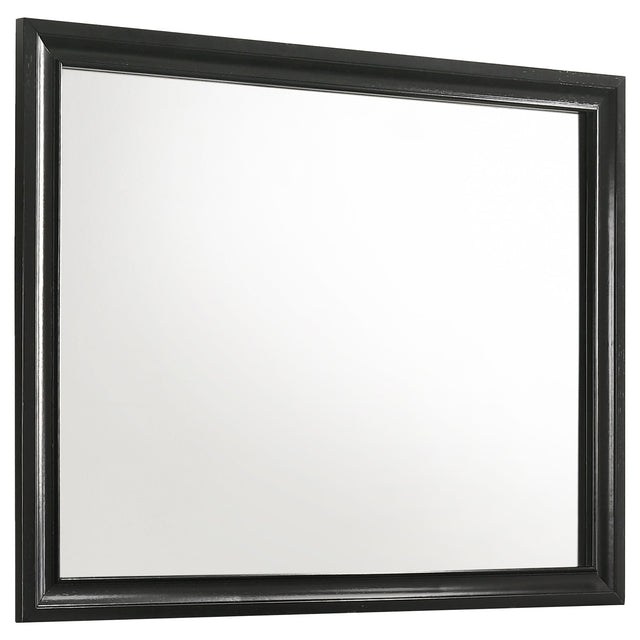 Tampa Furniture Outlet - Coaster - Miranda Dresser Mirror Black - 206364