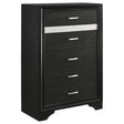 Tampa Furniture Outlet - Coaster - Miranda 6-drawer Bedroom Chest Black - 206365
