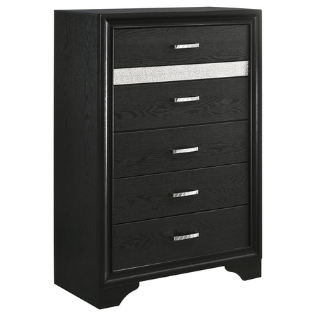 Tampa Furniture Outlet - Coaster - Miranda 6-drawer Bedroom Chest Black - 206365