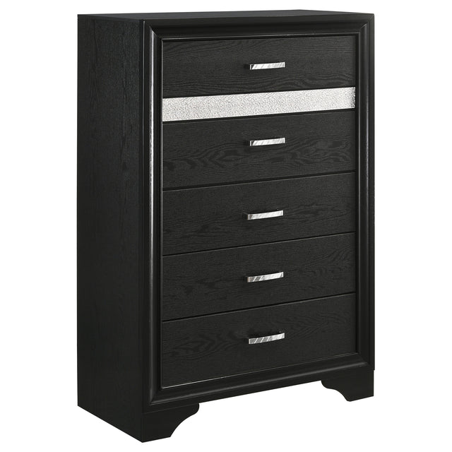 Tampa Furniture Outlet - Coaster - Miranda 6-drawer Bedroom Chest Black - 206365