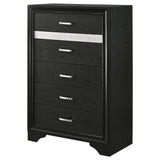 Miranda 6-drawer Bedroom Chest Black - Tampa Furniture Outlet
