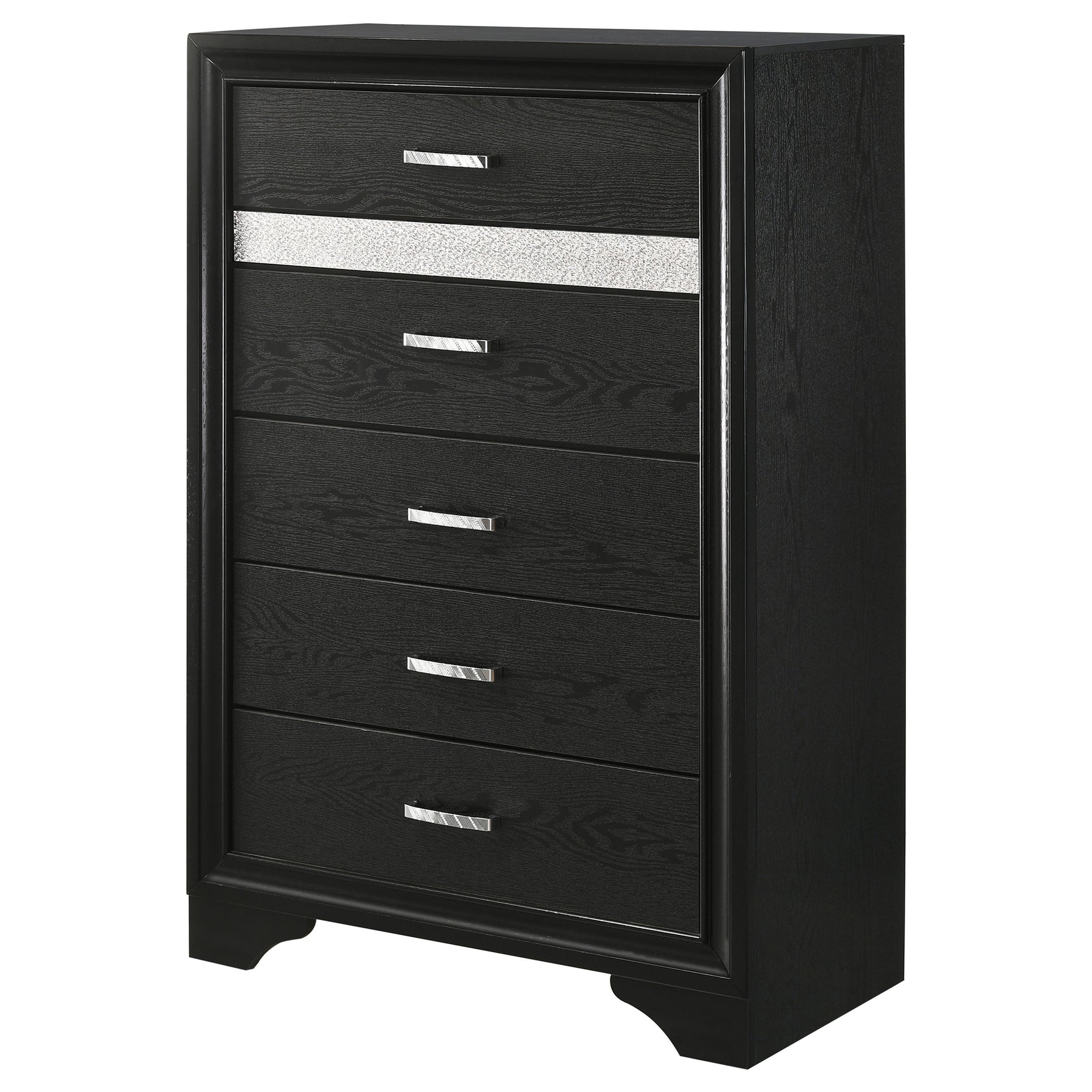 Miranda 6-drawer Bedroom Chest Black - Tampa Furniture Outlet