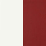 Retro 5-piece Oval Dining Table Set White and Red - Tampa Furniture Outlet