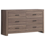 Brantford 4-piece Eastern King Bedroom Set Barrel Oak - Tampa Furniture Outlet