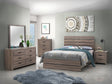 Tampa Furniture Outlet - Coaster - Brantford 5-piece Eastern King Bedroom Set Barrel Oak - 207041KE-S5