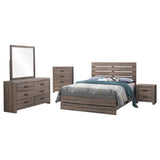Brantford 5-piece Eastern King Bedroom Set Barrel Oak - Tampa Furniture Outlet