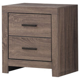 Brantford 2-drawer Nightstand Barrel Oak - Tampa Furniture Outlet