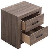 Brantford 2-drawer Nightstand Barrel Oak - Tampa Furniture Outlet