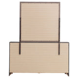 Brantford 6-drawer Dresser with Mirror Barrel Oak - Tampa Furniture Outlet