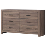 Brantford 6-drawer Dresser Barrel Oak - Tampa Furniture Outlet