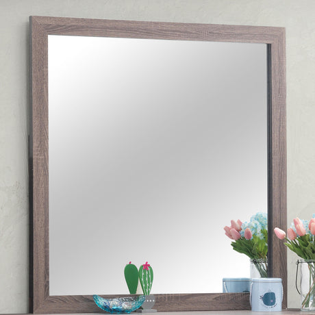 Brantford Dresser Mirror Barrel Oak - Tampa Furniture Outlet