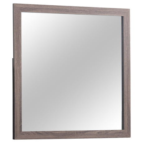 Tampa Furniture Outlet - Coaster - Brantford Dresser Mirror Barrel Oak - 207044