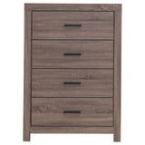 Brantford 4-drawer Bedroom Chest Barrel Oak - Tampa Furniture Outlet