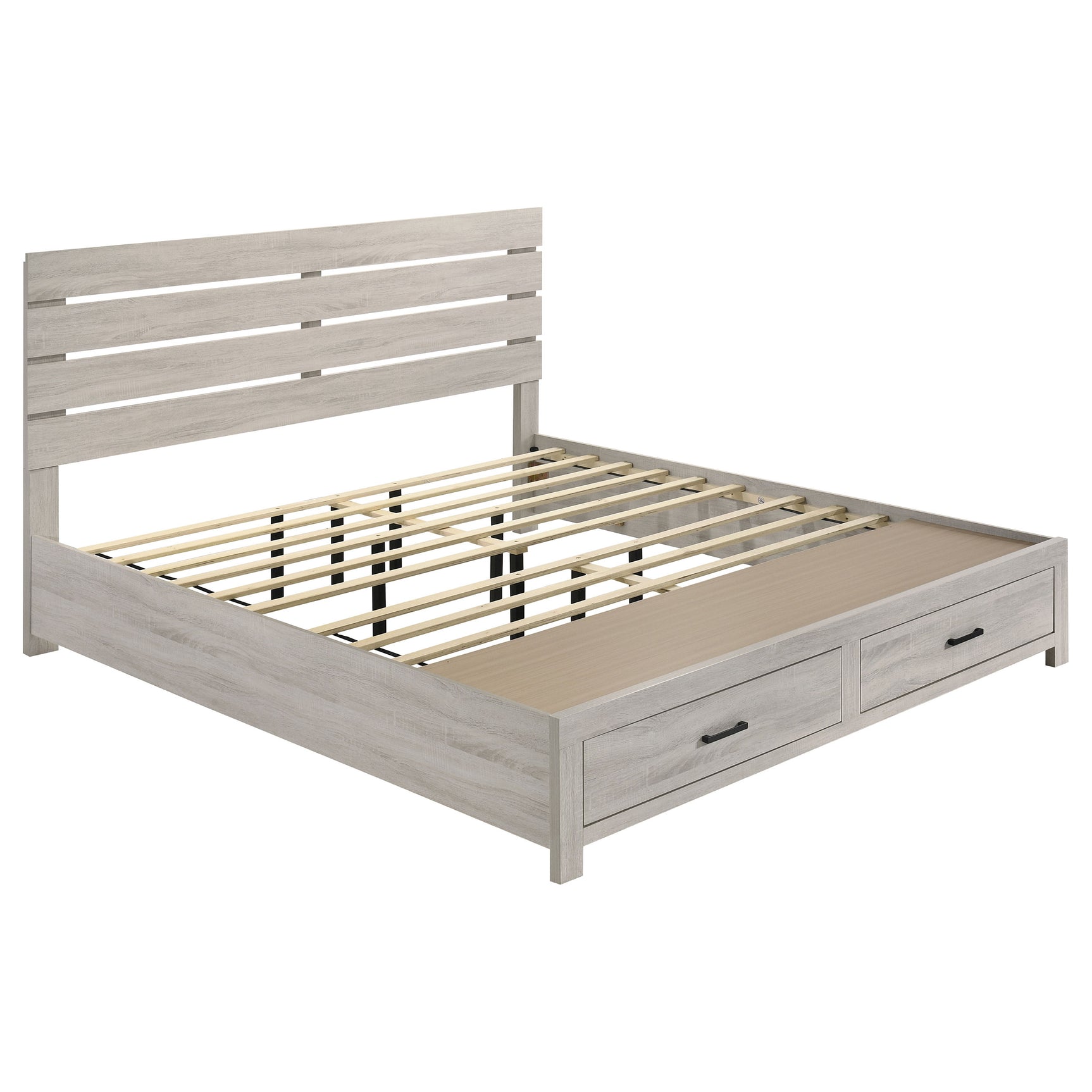 Brantford 5-piece Eastern King Bedroom Set Coastal White - Tampa Furniture Outlet