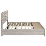 Brantford Wood Eastern King Storage Panel Bed Coastal White - Tampa Furniture Outlet