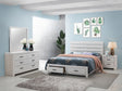 Tampa Furniture Outlet - Coaster - Brantford 4-piece Queen Bedroom Set Coastal White - 207050Q-S4