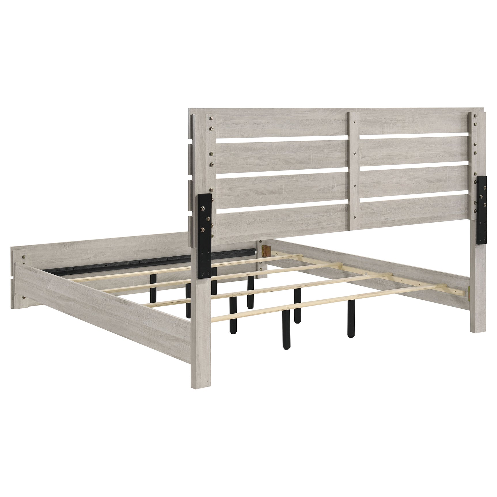 Brantford 4-piece Eastern King Bedroom Set Coastal White - Tampa Furniture Outlet