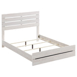 Tampa Furniture Outlet - Coaster - Brantford Wood Queen Panel Bed Coastal White - 207051Q