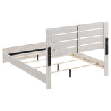 Brantford Wood Queen Panel Bed Coastal White - Tampa Furniture Outlet