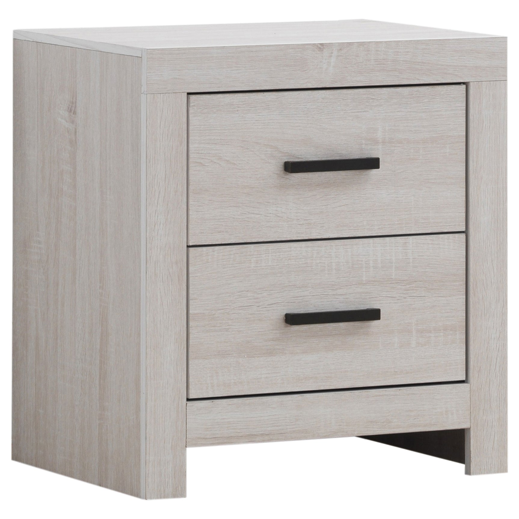Tampa Furniture Outlet - Coaster - Brantford 2-drawer Nightstand Coastal White - 207052