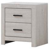 Brantford 2-drawer Nightstand Coastal White - Tampa Furniture Outlet