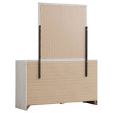 Brantford 6-drawer Dresser with Mirror Coastal White - Tampa Furniture Outlet