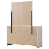 Brantford 6-drawer Dresser with Mirror Coastal White - Tampa Furniture Outlet