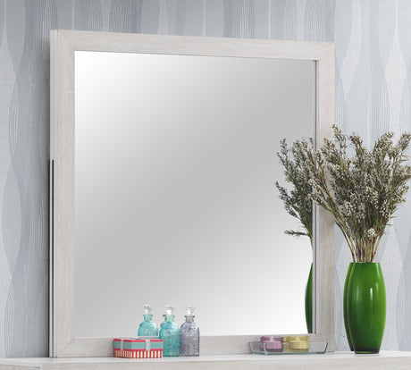 Brantford Dresser Mirror Coastal White - Tampa Furniture Outlet