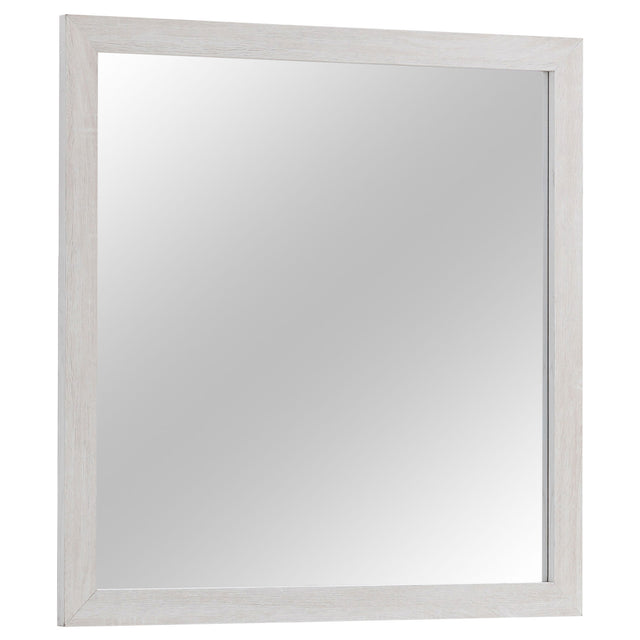 Tampa Furniture Outlet - Coaster - Brantford Dresser Mirror Coastal White - 207054