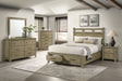 Tampa Furniture Outlet - Coaster - Hazlewood 5-piece Eastern King Bedroom Set Vineyard Oak - 207530KE-S5