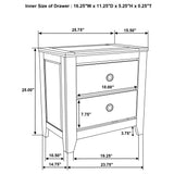 Hazlewood 5-piece Queen Bedroom Set Vineyard Oak