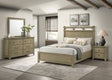 Tampa Furniture Outlet - Coaster - Hazlewood 4-piece Eastern King Bedroom Set Vineyard Oak - 207531KE-S4