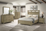 Tampa Furniture Outlet - Coaster - Hazlewood 5-piece Eastern King Bedroom Set Vineyard Oak - 207531KE-S5