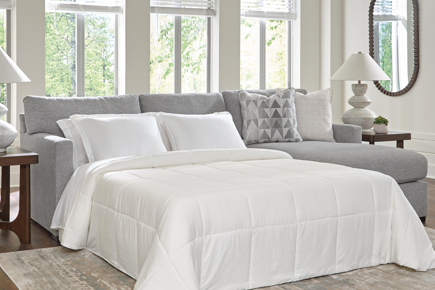 Tampa Furniture Outlet - Ashley Furniture - UrbanCrest 2-Piece Sleeper Sectional with Chaise - 2-Piece Sleeper Sectional with Chaise - PC20804S5