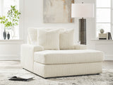Tampa Furniture Outlet - Ashley Furniture - Lindyn Living Room - Chaise / Ivory - 2110415