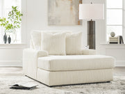 Tampa Furniture Outlet - Ashley Furniture - Lindyn Living Room - Chaise / Ivory - 2110415