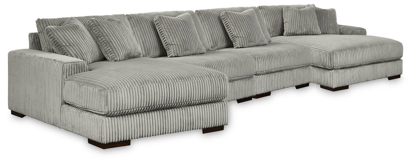 Lindyn 4-Piece Sectional with Double Chaise - Tampa Furniture Outlet