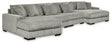 Tampa Furniture Outlet - Ashley Furniture - Lindyn 4-Piece Sectional with Double Chaise - 4-Piece Sectional with Double Chaise - 21105S20