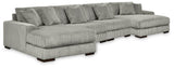 Tampa Furniture Outlet - Ashley Furniture - Lindyn 4-Piece Sectional with Double Chaise - 4-Piece Sectional with Double Chaise - 21105S20