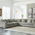 Tampa Furniture Outlet - Ashley Furniture - Lindyn Sectional - RAF 6-Piece Sectional / Ivory - 21104S20