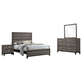 Watson Four-piece Full Bedroom Set Grey Oak - Tampa Furniture Outlet