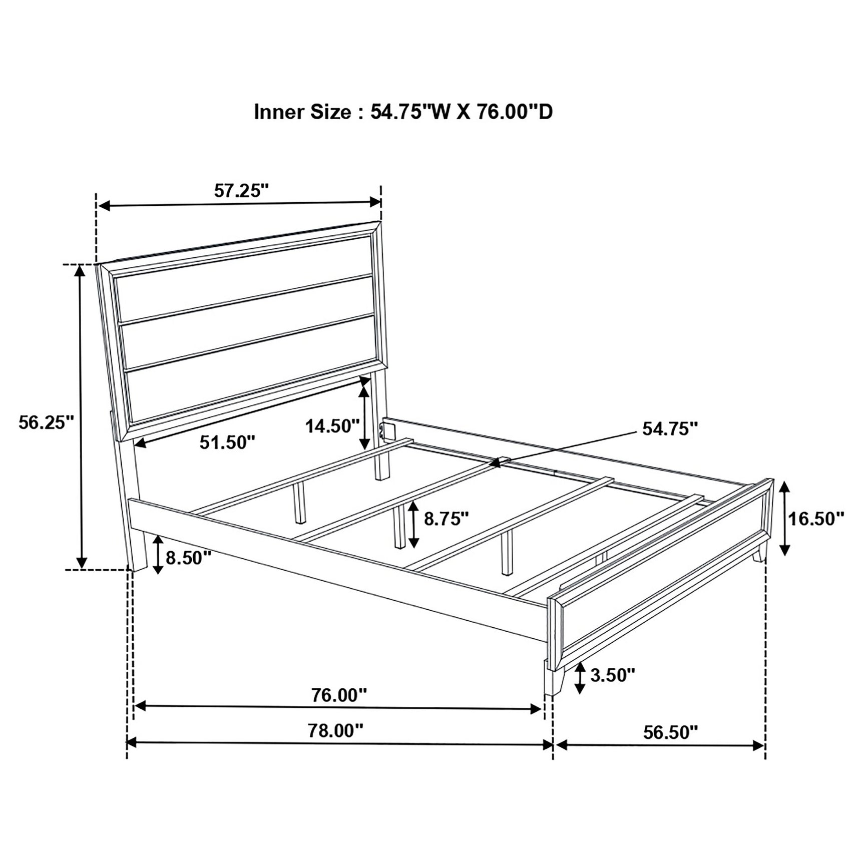 Watson Four-piece Full Bedroom Set Grey Oak - Tampa Furniture Outlet