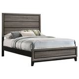 Watson Wood Full Panel Bed Grey Oak - Tampa Furniture Outlet
