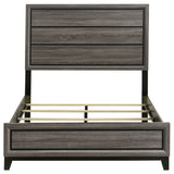 Watson Wood Full Panel Bed Grey Oak - Tampa Furniture Outlet
